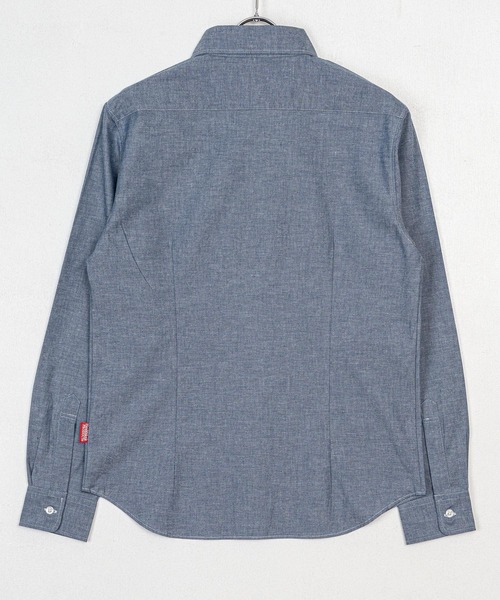 「Healthknit Product」 長袖シャツ M ブルー メンズ_画像7