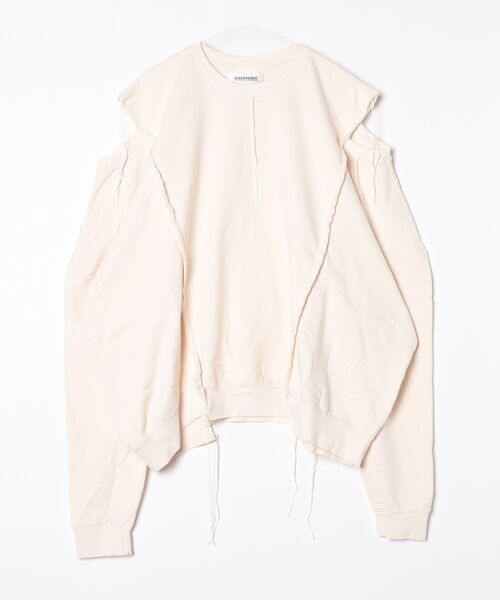 トレーナー スウェット OPEN SHOULDER CUTSEWN メンズ_9