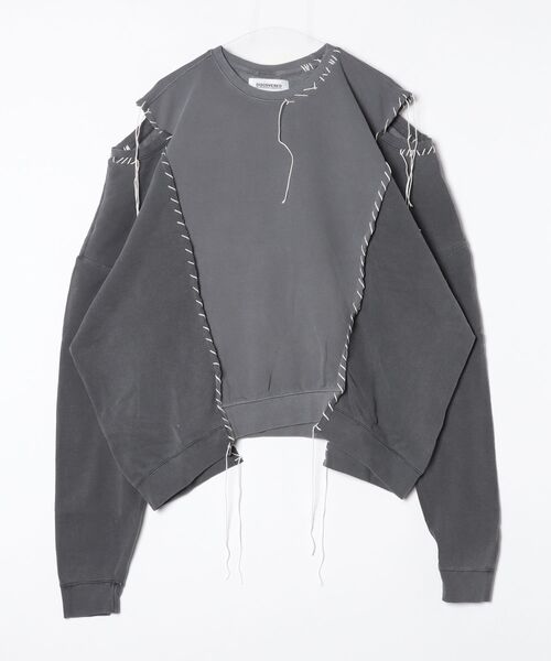 トレーナー スウェット OPEN SHOULDER CUTSEWN メンズ_10