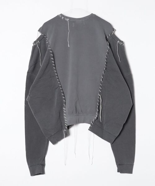 トレーナー スウェット OPEN SHOULDER CUTSEWN メンズ_11