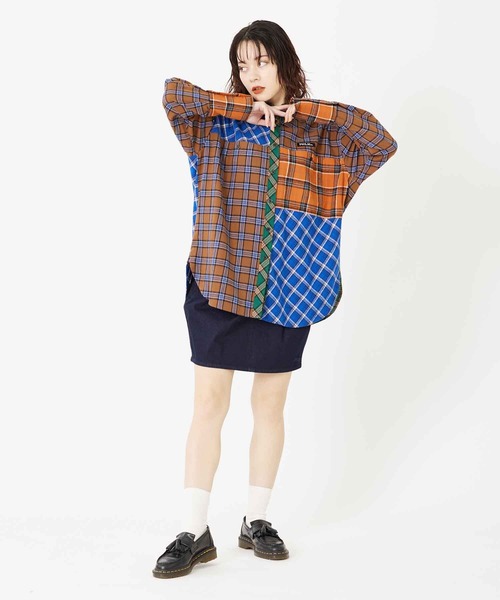 「MILKFED.」 長袖シャツ ONE SIZE ライトブルー レディース_画像3