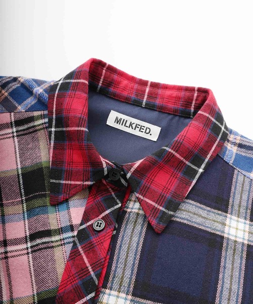 「MILKFED.」 長袖シャツ ONE SIZE ライトブルー レディース_画像7