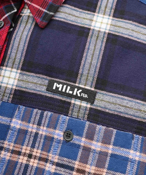 「MILKFED.」 長袖シャツ ONE SIZE ライトブルー レディース_画像8