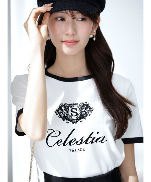 uuuuuuauuuuuuページ SNIDEL（スナイデル） tシャツ 「UVカット」エンブレムリンガーTシャツ