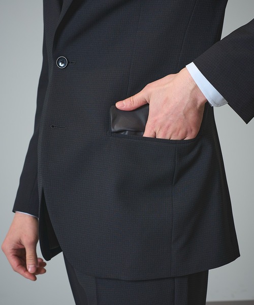 「TETE HOMME」 スーツ X-LARGE チャコールグレー メンズ_画像4