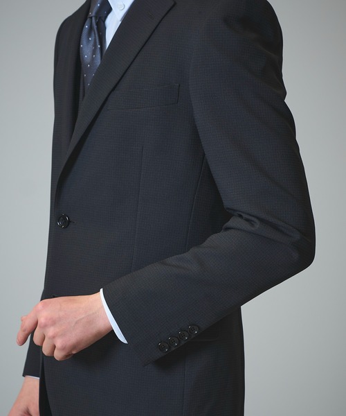 「TETE HOMME」 スーツ X-LARGE チャコールグレー メンズ_画像5