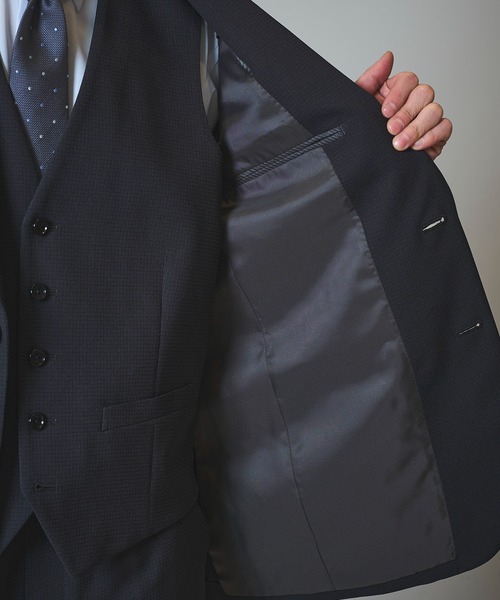 「TETE HOMME」 スーツ X-LARGE チャコールグレー メンズ_画像7