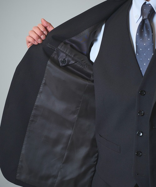 「TETE HOMME」 スーツ X-LARGE チャコールグレー メンズ_画像8