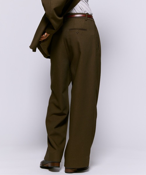THE BOLDMAN スラックス MEDIUM カーキ メンズ : ZOZOTOWN Yahoo!店