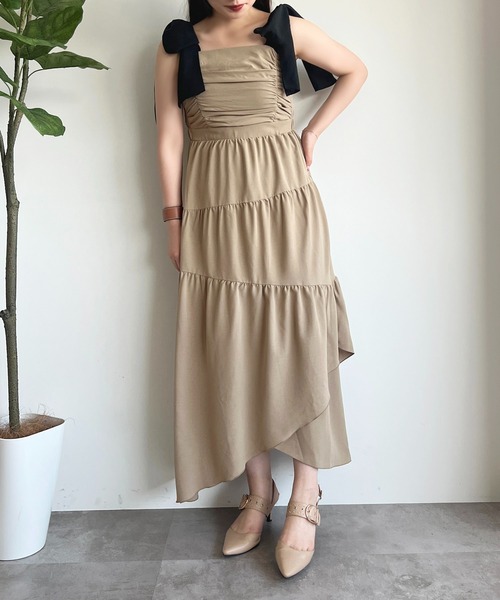 「apres jour」 キャミソールワンピース フリー アイボリー レディース_画像7