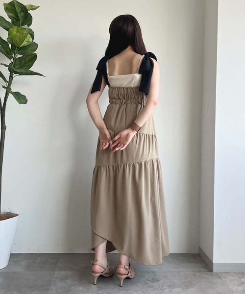 「apres jour」 キャミソールワンピース フリー アイボリー レディース_画像8