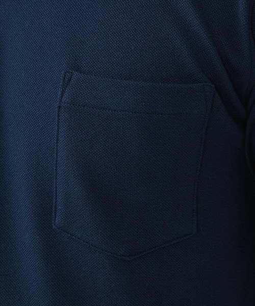 「MK MICHEL KLEIN HOMME 」 半袖ポロシャツ 46 ブルー メンズ_画像6