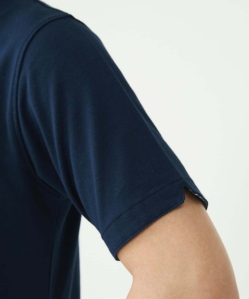 「MK MICHEL KLEIN HOMME 」 半袖ポロシャツ 46 ブルー メンズ_画像7