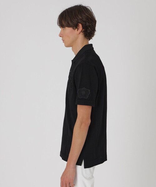 新品 M ブラックレーベル クレストブリッジ シャドーチェック 半袖ポロシャツ BLACK LABEL CRESTBRIDGE（ブラックレーベル クレストブリッジ