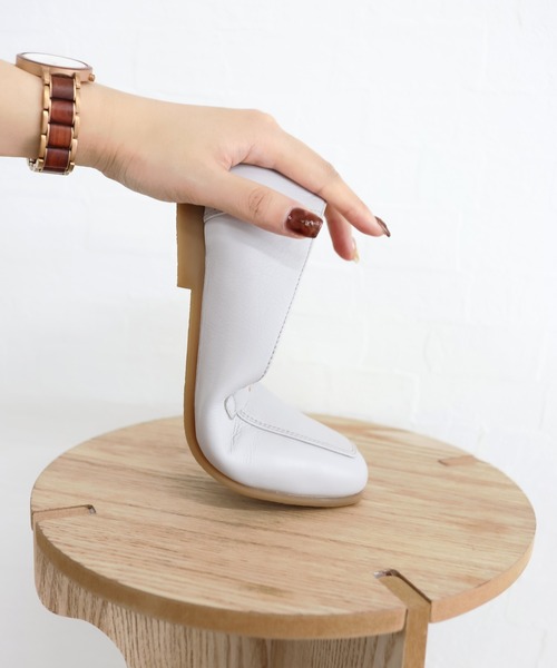 「MODE KAORI」 シューズ 22.5cm ダークブラウン レディース_画像9