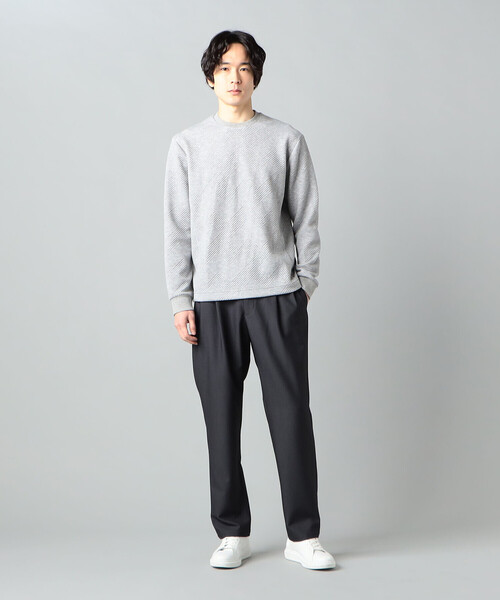 「COMME CA MEN」 パンツ L チャコールグレー メンズ_画像2
