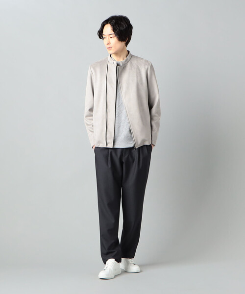 「COMME CA MEN」 パンツ L チャコールグレー メンズ_画像3