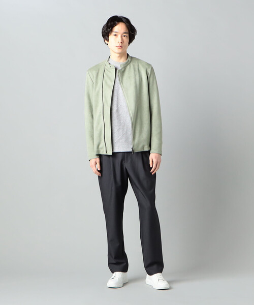 「COMME CA MEN」 パンツ L チャコールグレー メンズ_画像4