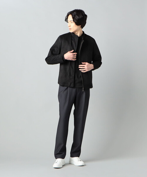 「COMME CA MEN」 パンツ L チャコールグレー メンズ_画像6