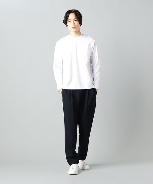 「COMME CA MEN」 パンツ L チャコールグレー メンズ_画像8