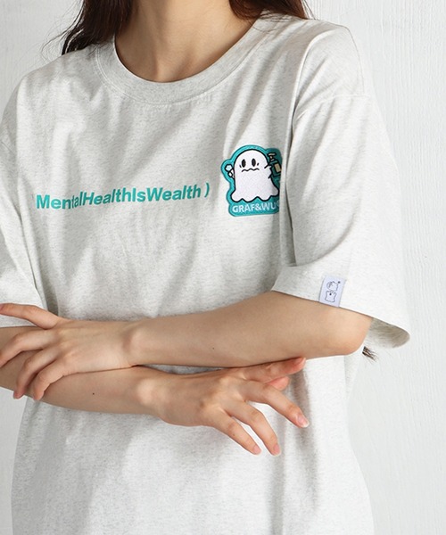 GRAF＆WU（グラフアンドウー） tシャツ オバケワッペン ワンポイント