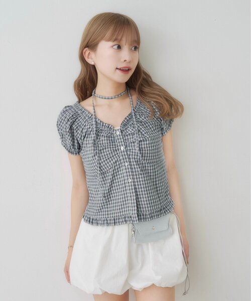 Kastane（カスタネ） ブラウス シャツ 半袖 「待望の再入荷 