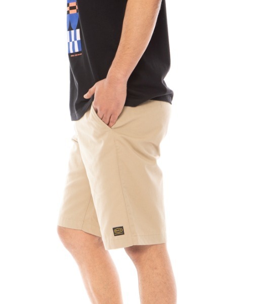 「RVCA」 ハーフパンツ 34inch カーキ メンズ_画像4
