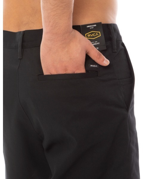 「RVCA」 ハーフパンツ 34inch カーキ メンズ_画像8