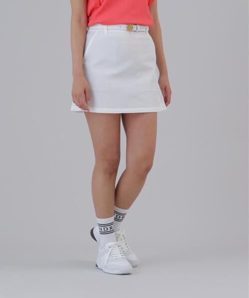 St ANDREWS スカート 「St ANDREWS」「ストレッチ」格子ジャガード
