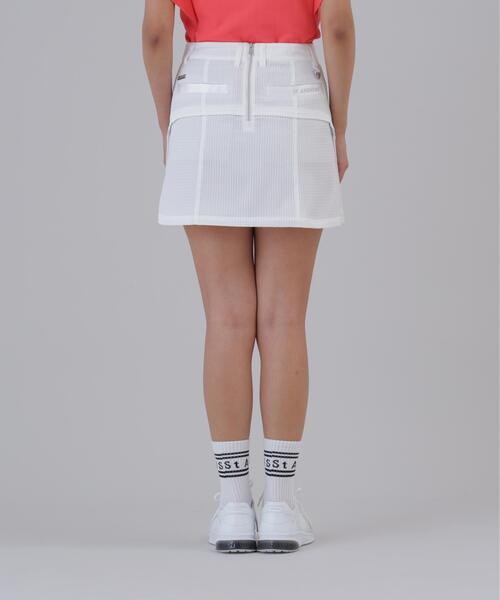 St ANDREWS スカート 「St ANDREWS」「ストレッチ」格子ジャガード