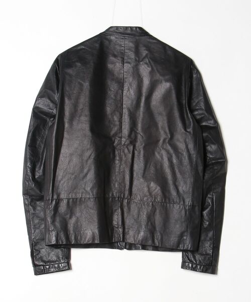 DIESEL BLACK GOLD ブラック ジャケット DIESEL BLACK GOLD 「DIESEL GOLD」 レザーブルゾン - ブラック メンズ