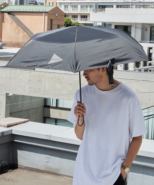 and wander（アンドワンダー） 日傘 折りたたみ傘 折り畳み folding