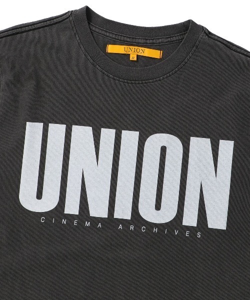 「UNION(UNION TOKYO)」 半袖Tシャツ MEDIUM ブラック メンズ_画像6