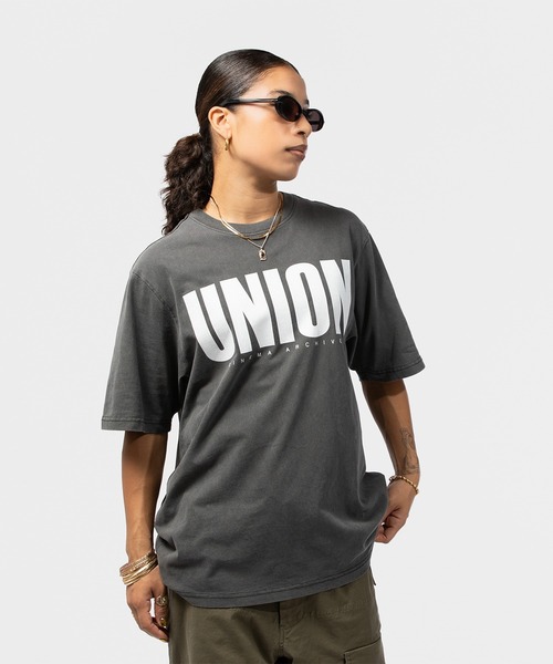 「UNION(UNION TOKYO)」 半袖Tシャツ MEDIUM ブラック メンズ_画像8