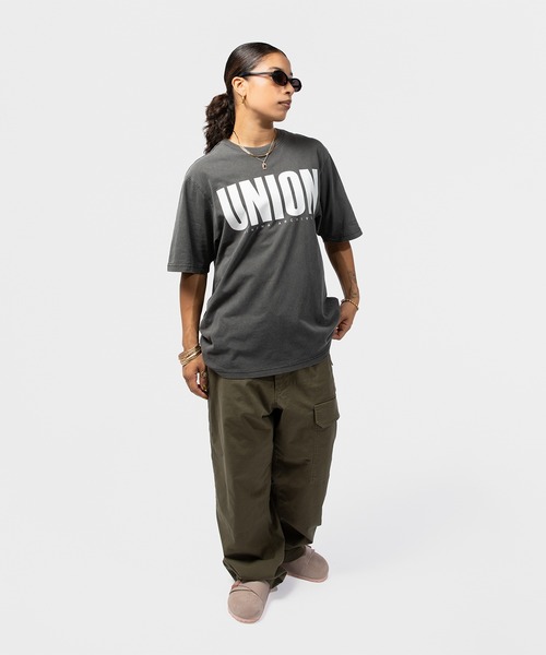 「UNION(UNION TOKYO)」 半袖Tシャツ MEDIUM ブラック メンズ_画像9