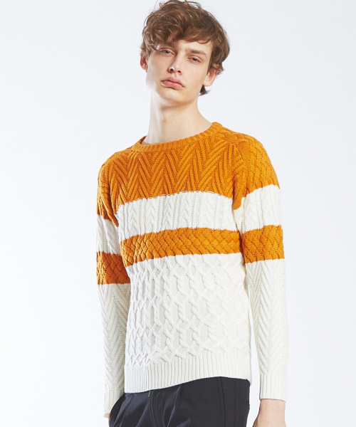 ニット パッチワークアラン編みニット Zozotown Paypayモール店 通販 Paypayモール