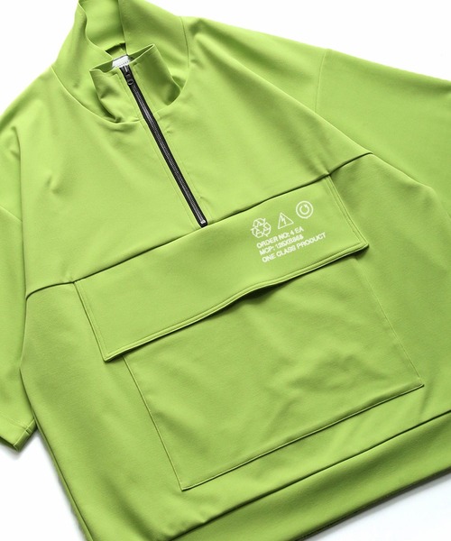 SHAREEF tシャツ GEORGETTE JQ HALF-ZIP S/S メンズ : ZOZOTOWN