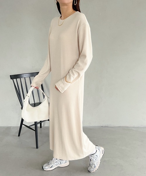 ワンピース リブカットマキシワンピース : ZOZOTOWN Yahoo!店
