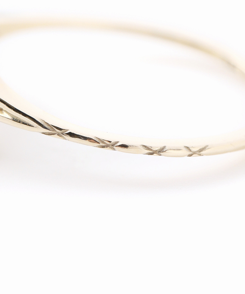 Lilas 指輪 リング プリンセスカットダイヤリング K10 レディース