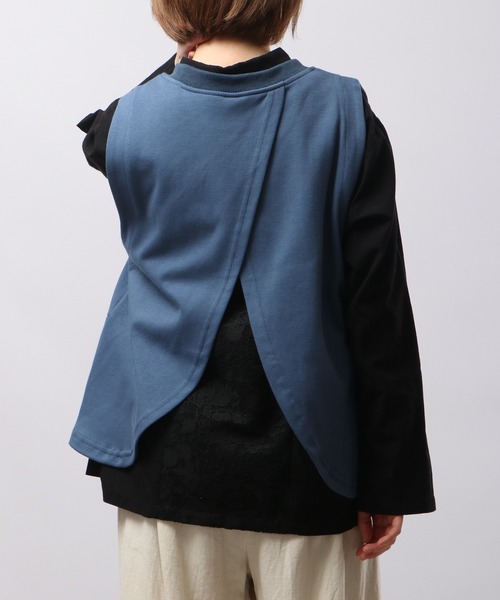 ベスト ジレ EMAGO 後ろ開きベスト レディース Emago ベスト ジレ EMAGO 後ろ開きベスト レディース : ZOZOTOWN