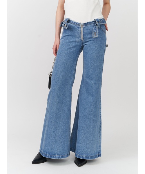 PAMEO POSE ジーンズ デニム デニムパンツ Bridge Belt Denim Pants  
