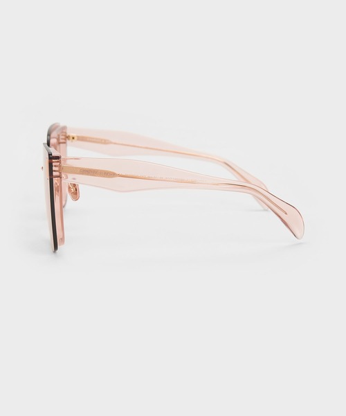 CHARLES ＆ KEITH サングラス リサイクルアセテート バタフライ