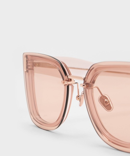 CHARLES ＆ KEITH サングラス リサイクルアセテート ジオ