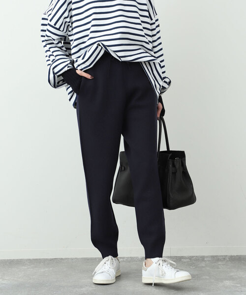 SLOBE IENA ニットジョガーパンツ SLOBE IENA（スローブイエナ） パンツ ニットジョガーパンツ