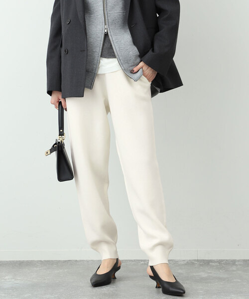 SLOBE IENA ニットジョガーパンツ SLOBE IENA（スローブイエナ） パンツ ニットジョガーパンツ