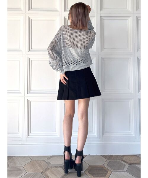 GYDA - 【タグ付き⭐GYDA】銀　ラメ入り　カーディガン　サイズF GYDA - 【タグ付き⭐GYDA】銀 ラメ入り カーディガン サイズFの