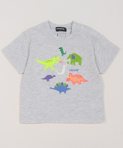 tシャツ Tシャツ カラフル恐竜半袖Tシャツ キッズ : 81885476  