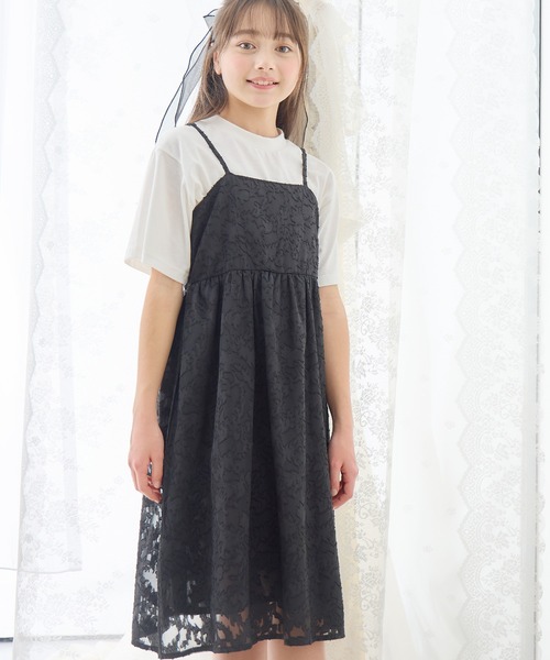 ポンポネット　160 カーゴキャミワンピースTシャツセット ポンポネット 160 カーゴキャミワンピースTシャツセット 楽天