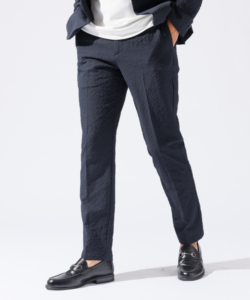 ABAHOUSE GRAY スラックス 「QuickDry / セットアップ対応」オニ