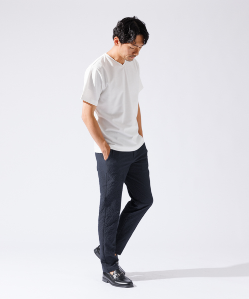 ABAHOUSE GRAY スラックス 「QuickDry / セットアップ対応」オニ